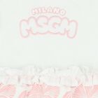 Younger Girls White & Pink Logo Dress, 1, hi-res
