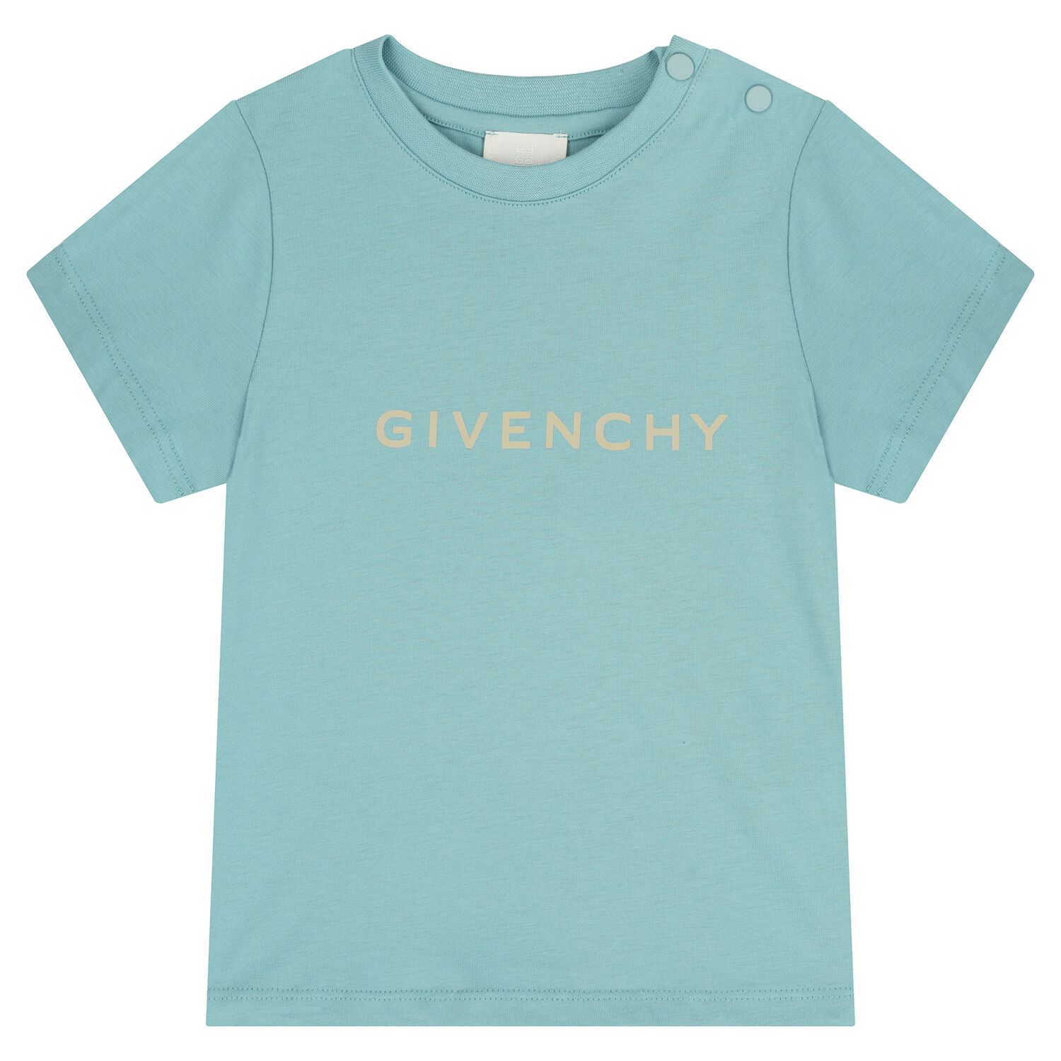 تيشيرت اولاد بالشعار باللون الازرق, 3, hi-res