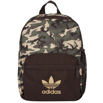 Khaki Green Camouflage Logo Backpack 31CM