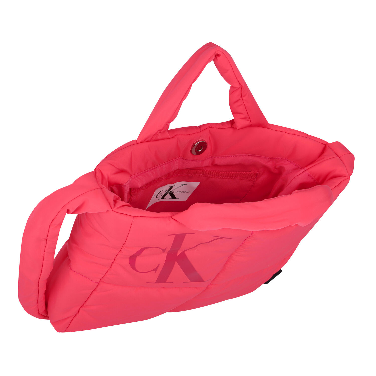 Girls Pink Logo Puffer Crossbody Bag, 1, hi-res