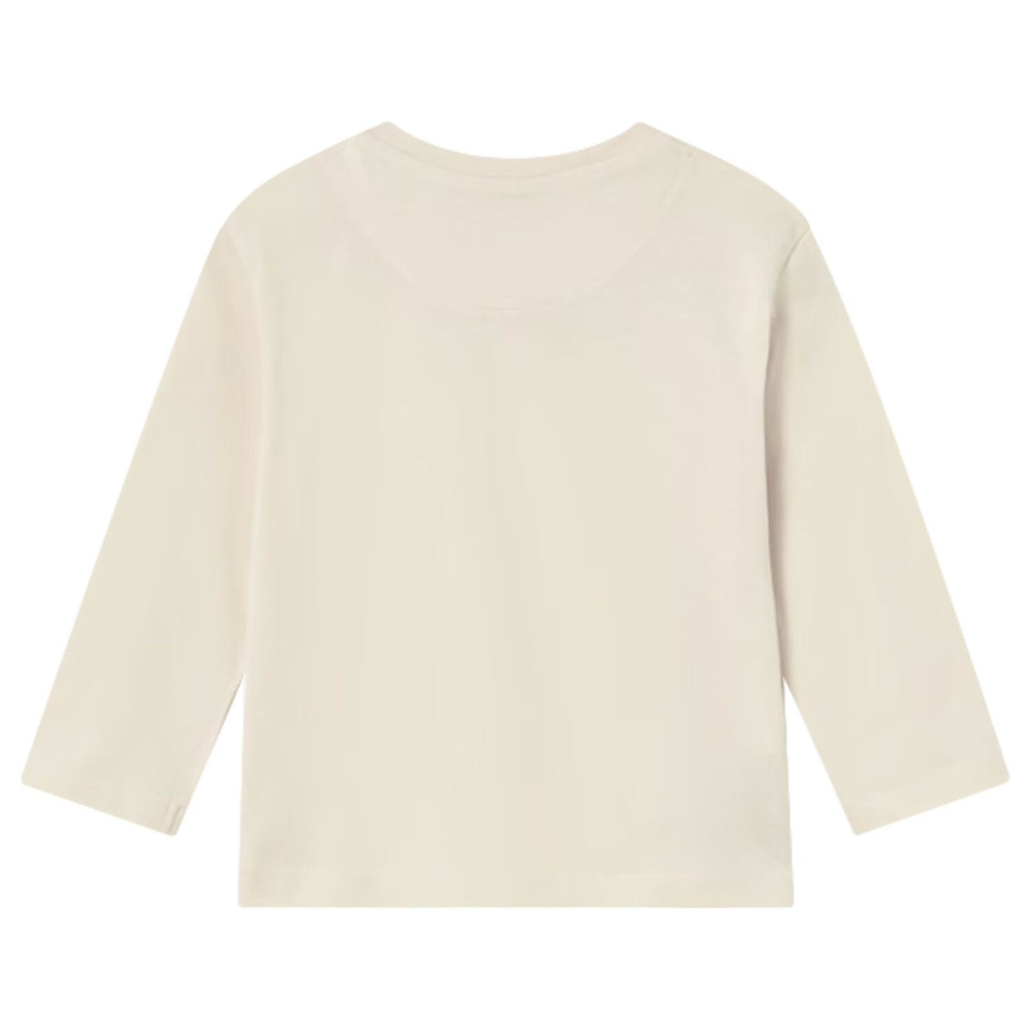 Younger Boys Ivory Puppies Long Sleeve Top, 2, hi-res