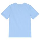 Boys Pale Blue Logo T-Shirt, 5, hi-res