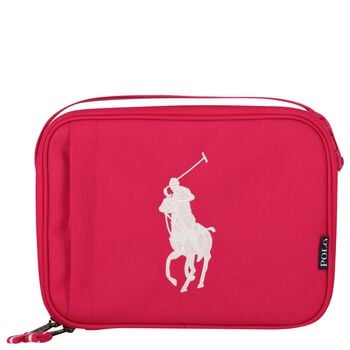 Girls Pink Logo Lunch Box ( 23cm )