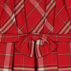 Girls Red Tartan Dress, 1, hi-res