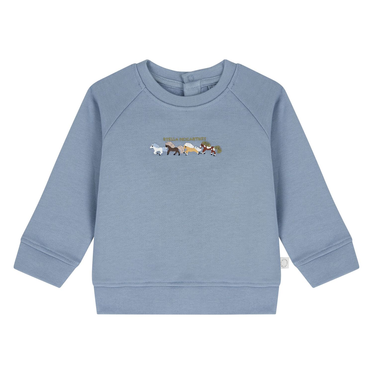 Younger Boys Blue Horse Logo Tracksuit, 1, hi-res