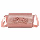 Girls Metallic Pink Handbag, 1, hi-res