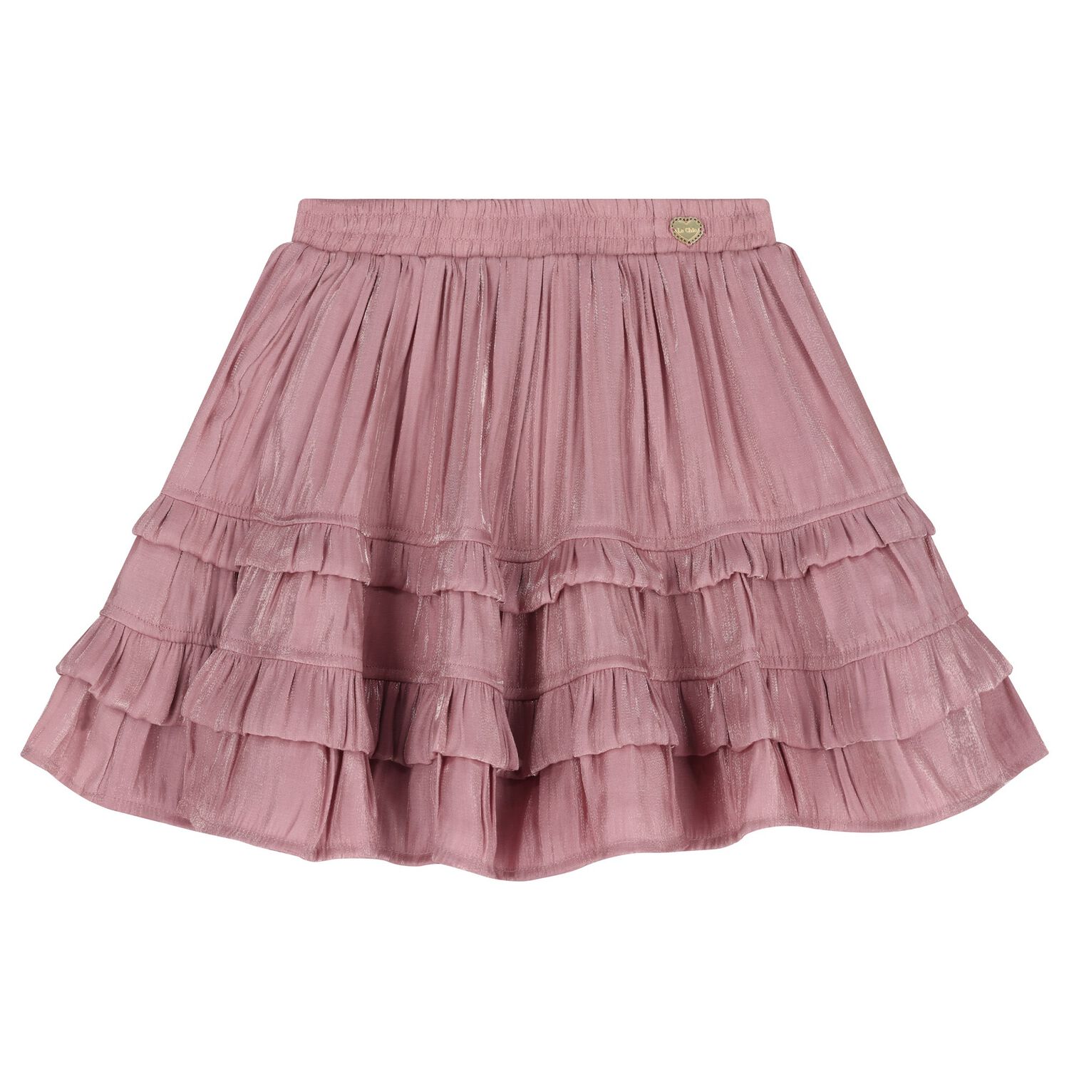 Girls Pink Ruffle Skirt, 1, hi-res image number null