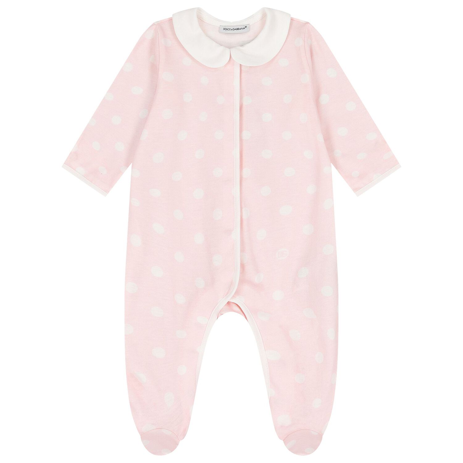 Baby Girls Pink & White Polka Dots Babygrow Gift Set, 1, hi-res