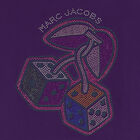 تيشيرت بنات مطرز بالبشعار باللون الأرجواني, 3, hi-res