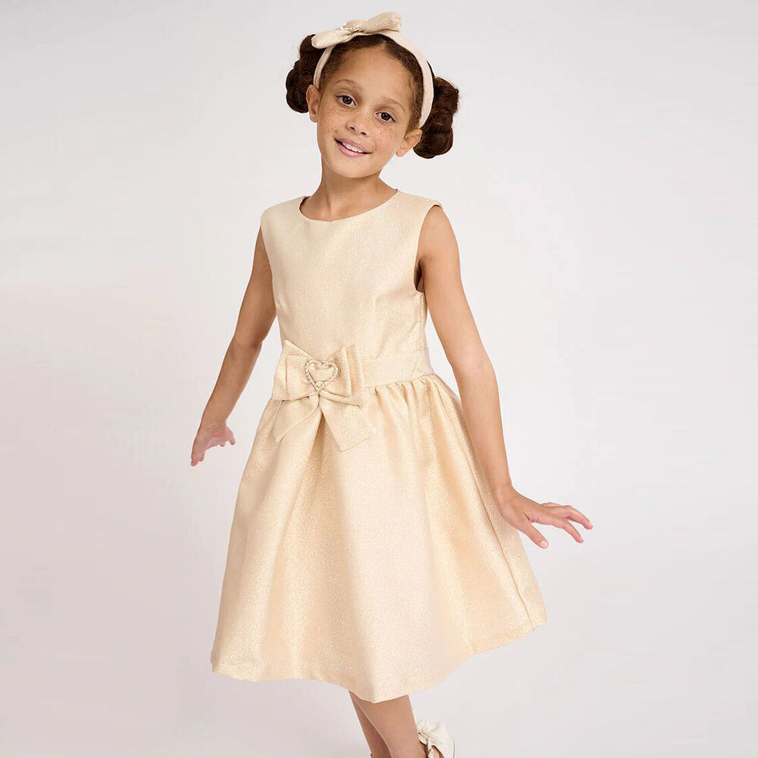 فستان لامع باللون الذهبي , 2, hi-res image number null