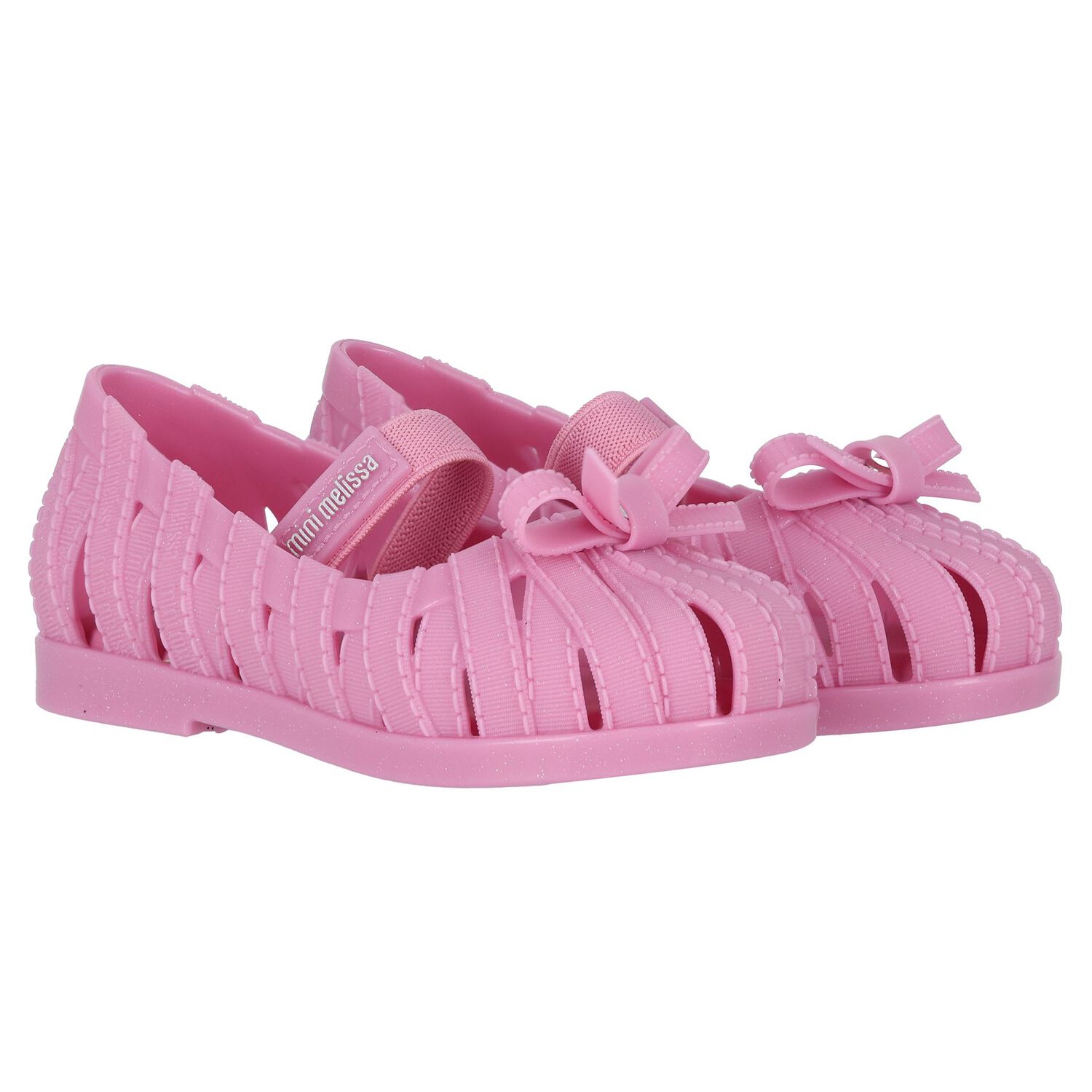 Younger Girls Pink Logo Sandals, 1, hi-res