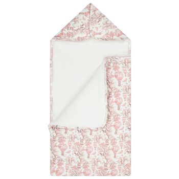 مدس افريقي للبنات باللونين الأبيض والوردي, 1 مدس افريقي للبنات باللونين الأبيض والوردي