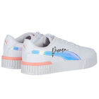 Girls White Carina Trainers, 1, hi-res