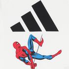 تيشيرت أولاد بطبعة مارفل بالشعار باللون الأبيض, 1, hi-res