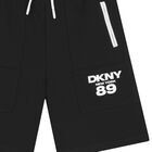 Black Logo Shorts, 1, hi-res