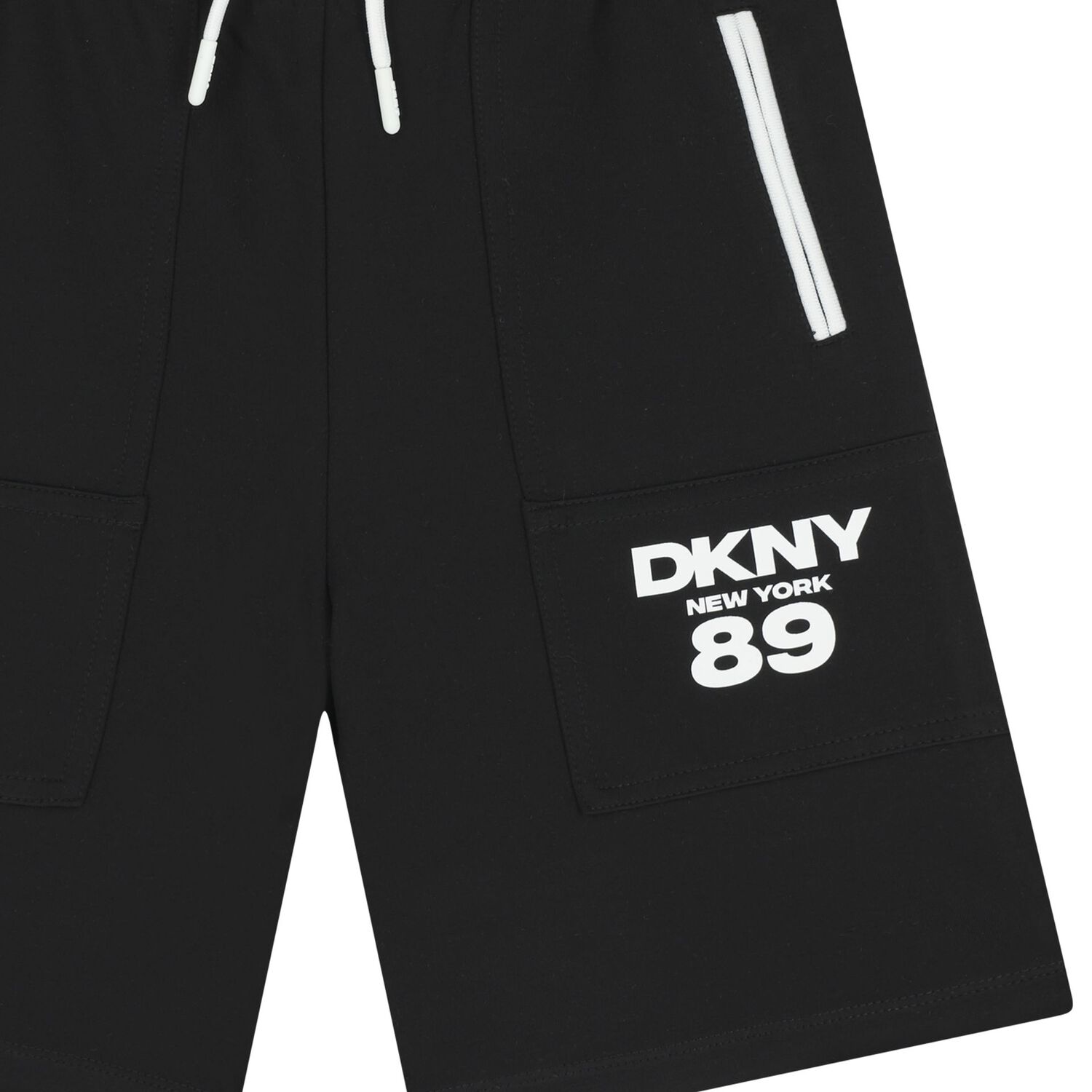 Black Logo Shorts, 1, hi-res