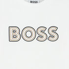 Baby Boys White Logo T-Shirt, 1, hi-res