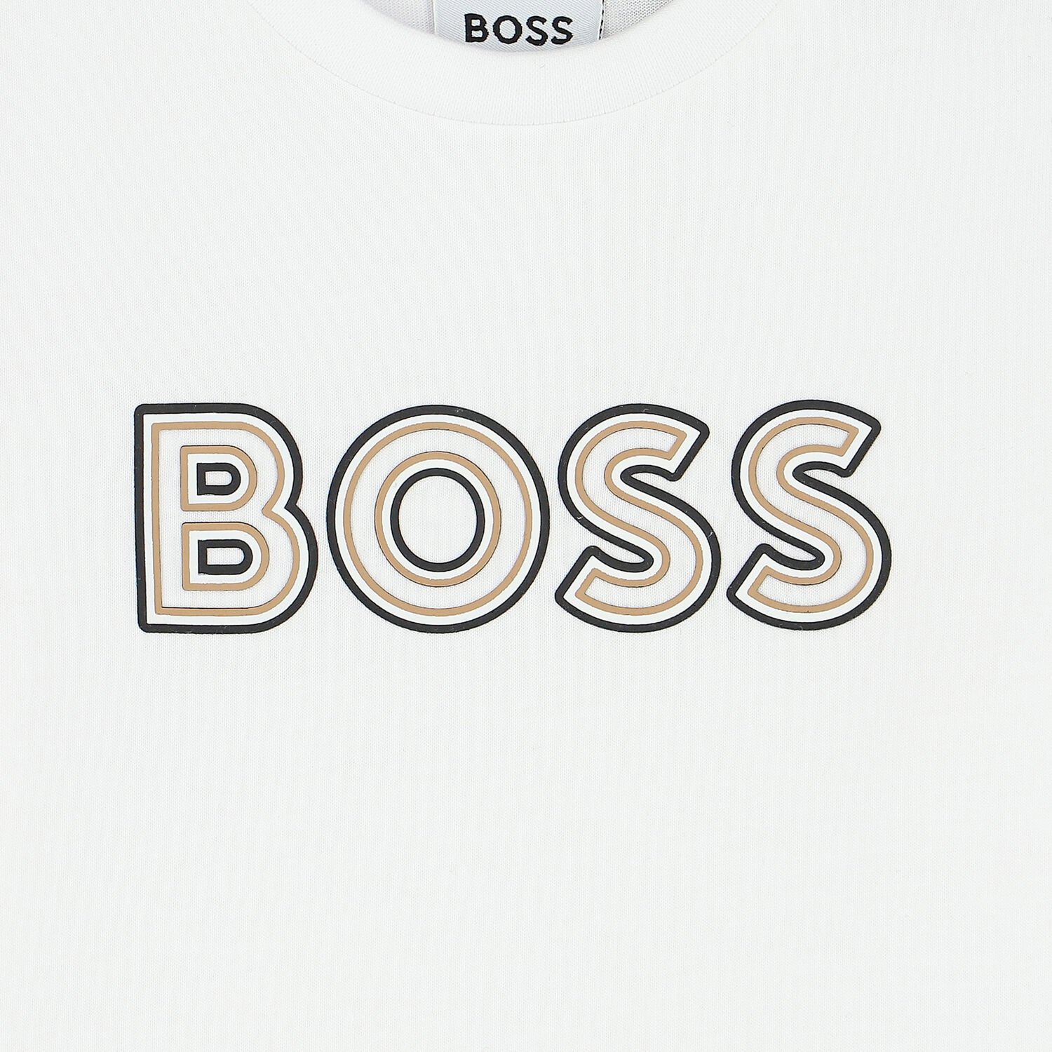 Baby Boys White Logo T-Shirt, 1, hi-res