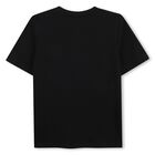 Boys Mini Me Black Logo T-Shirt, 2, hi-res