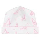 Baby Girls White & Pink Giraffe Hat, 1, hi-res