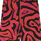 Girls Purple & Black Labirinto Leggings, 1, hi-res