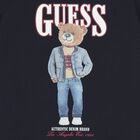 Boys Navy Blue Teddy Bear Logo T-Shirt, 5, hi-res