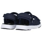 Boys Navy Blue Logo Sandals, 2, hi-res