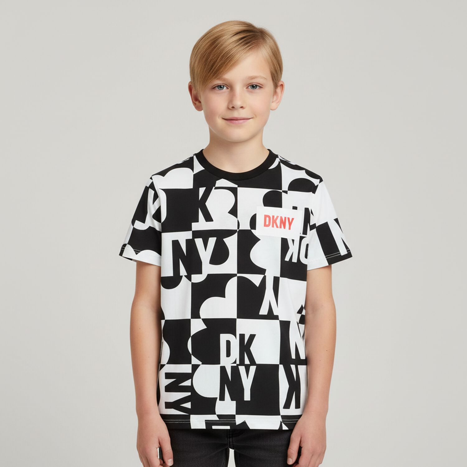 Black & White Logo T-Shirt, 1, hi-res