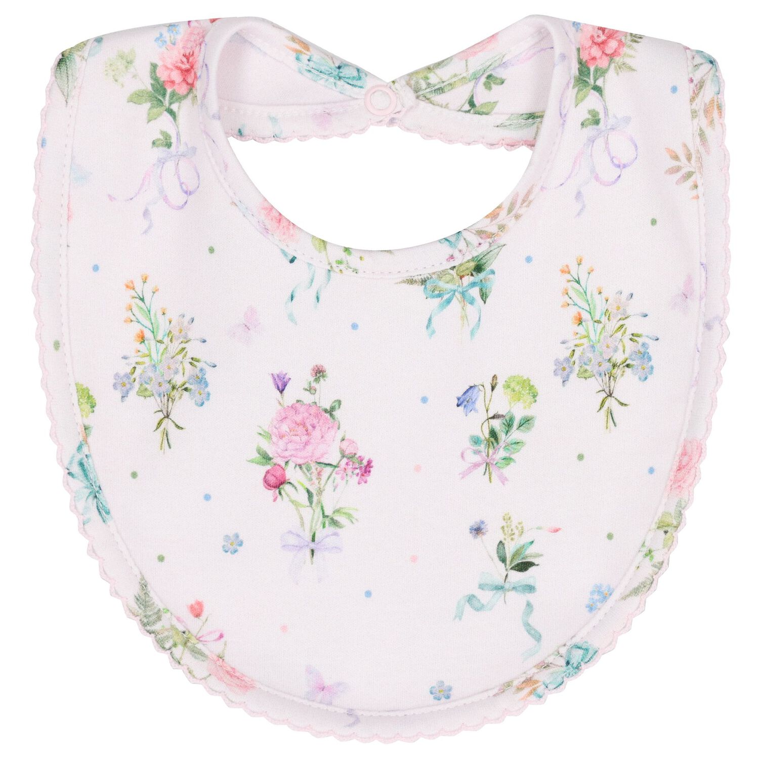 Baby Girls Pink Floral Babygrow Set, 1, hi-res