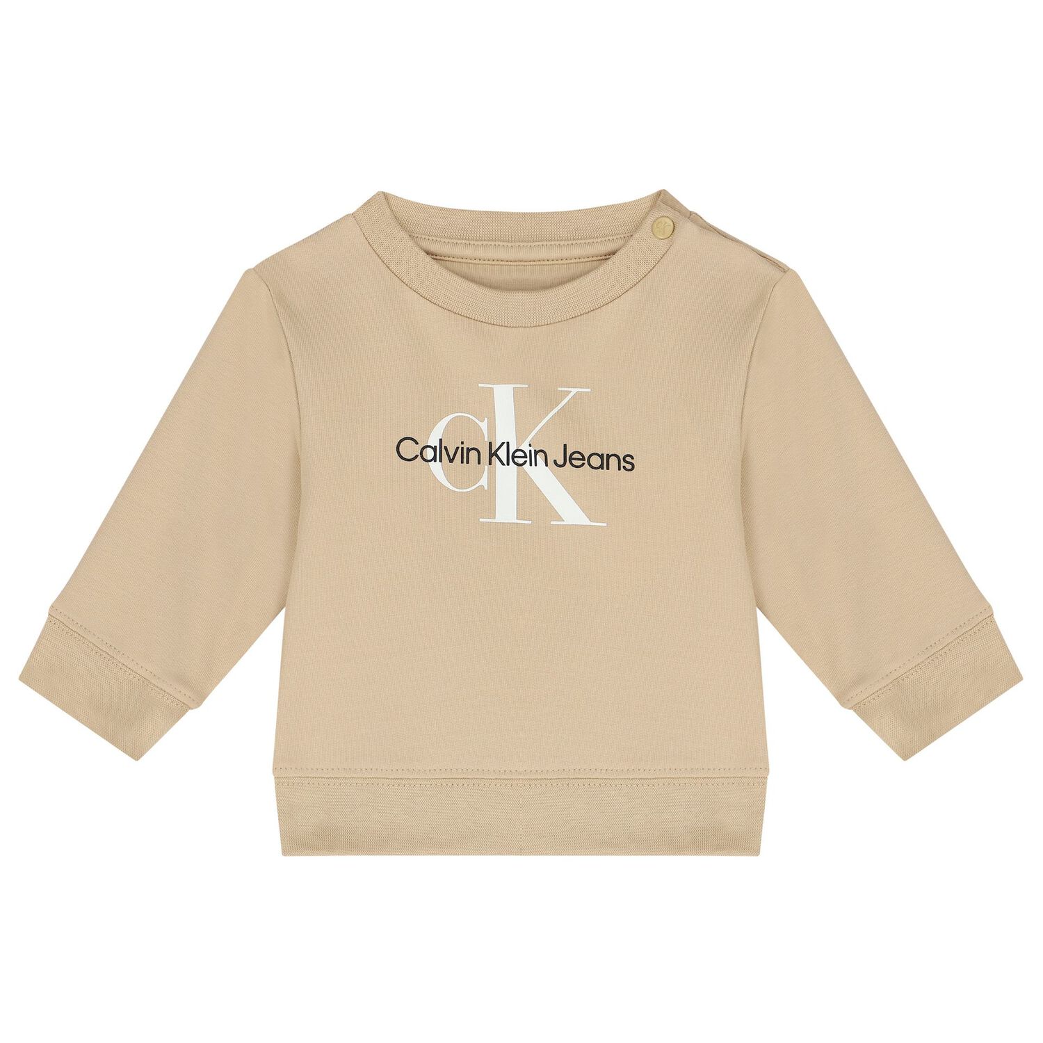 Beige & White 3-Piece Baby Tracksuit Gift Set, 3, hi-res