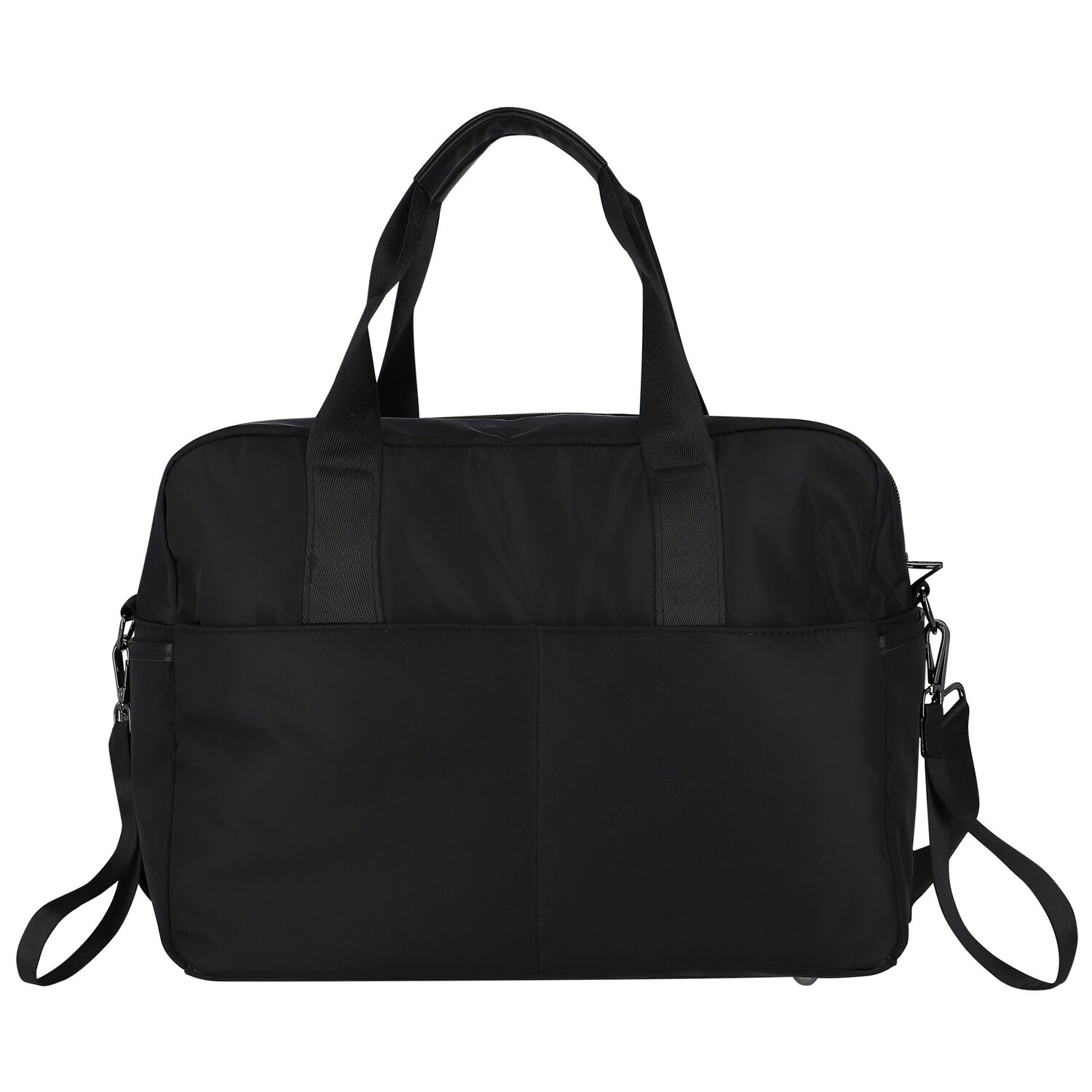 Black Logo Baby Changing Bag, 1, hi-res