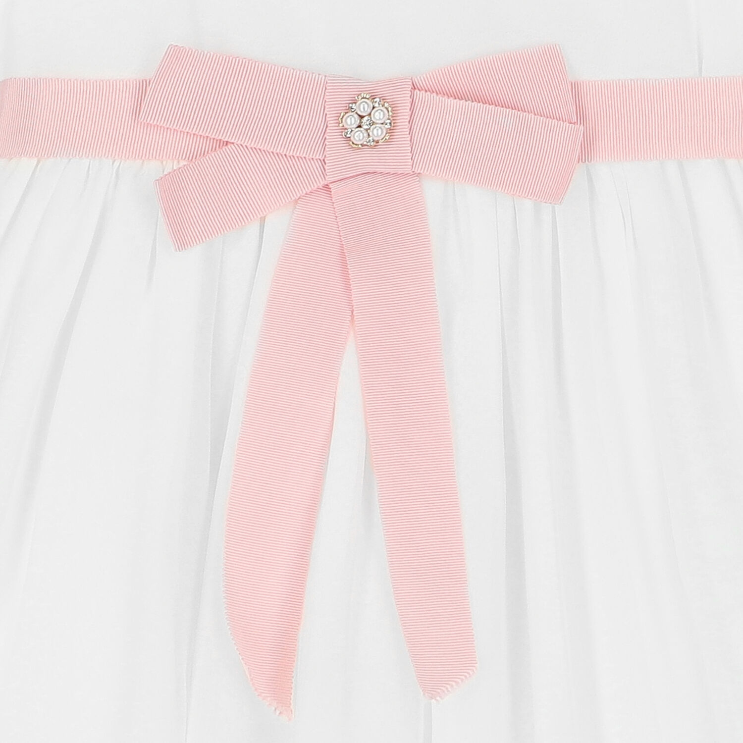 فستان عيد شيفون باللون العاجي, 1, hi-res image number null