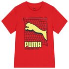 تيشيرت بالشعار باللون الاحمر للاولاد, 2, hi-res