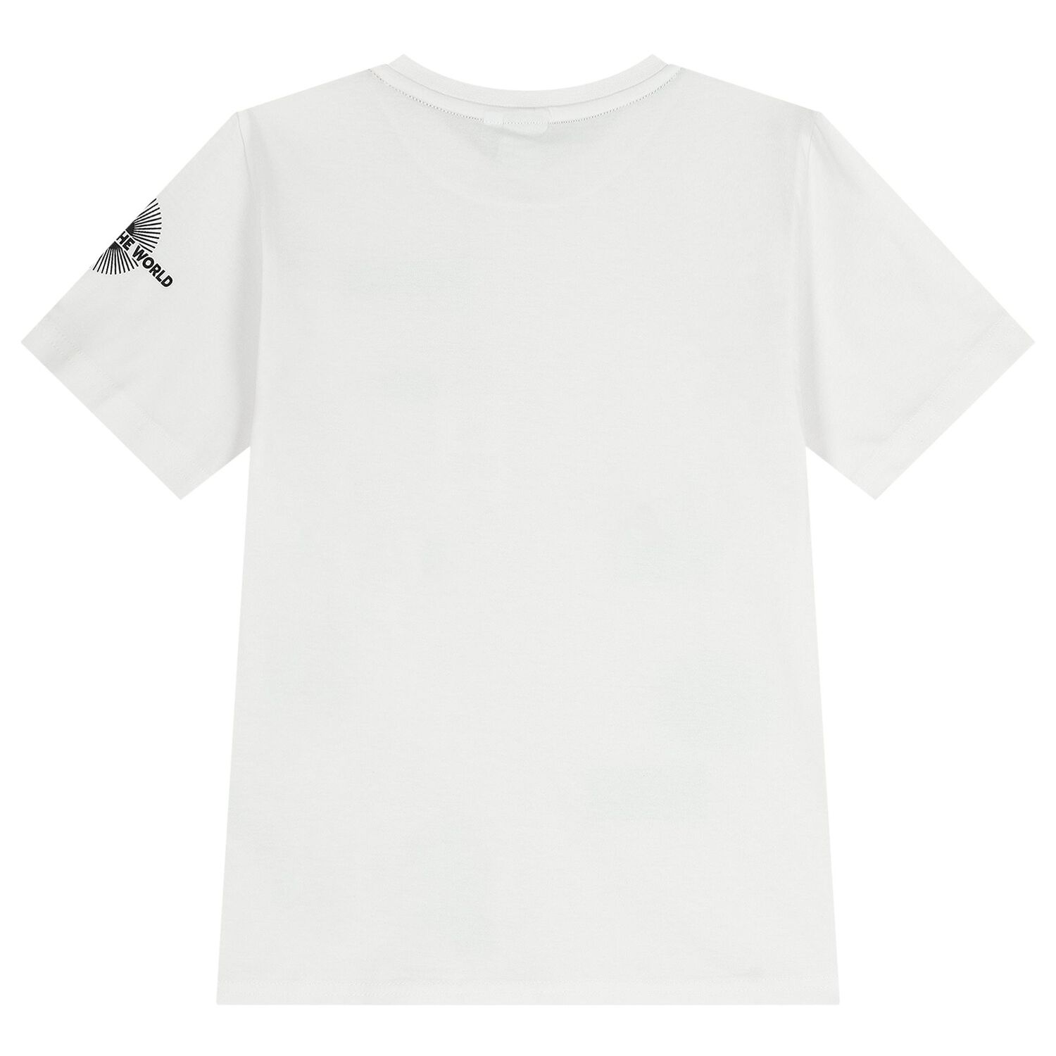 Boys White Logo T-Shirt, 1, hi-res