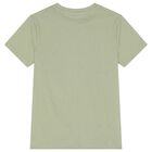 Boys Mini Me Green Logo T-Shirt, 12, hi-res