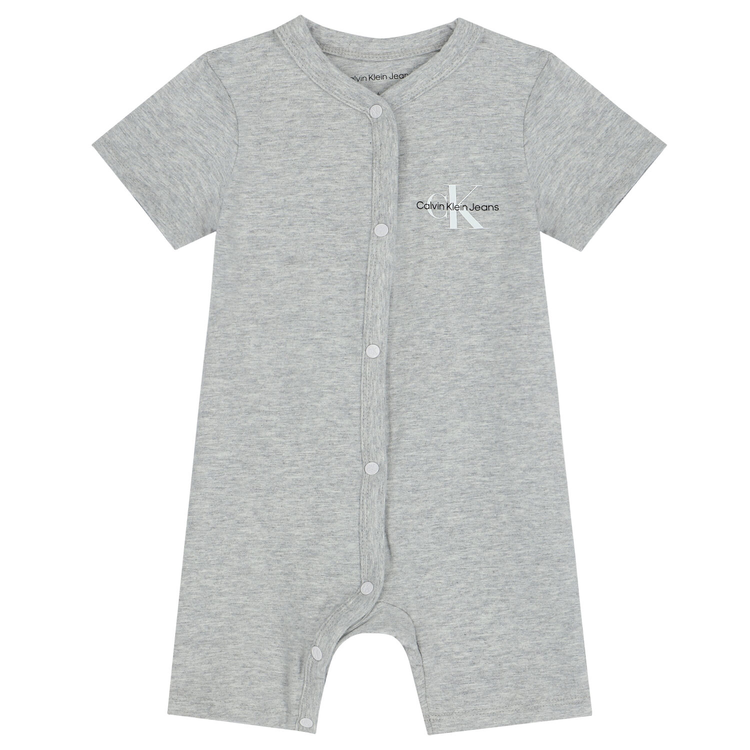 Baby Boys Beige Logo Romper, 2, hi-res image number null