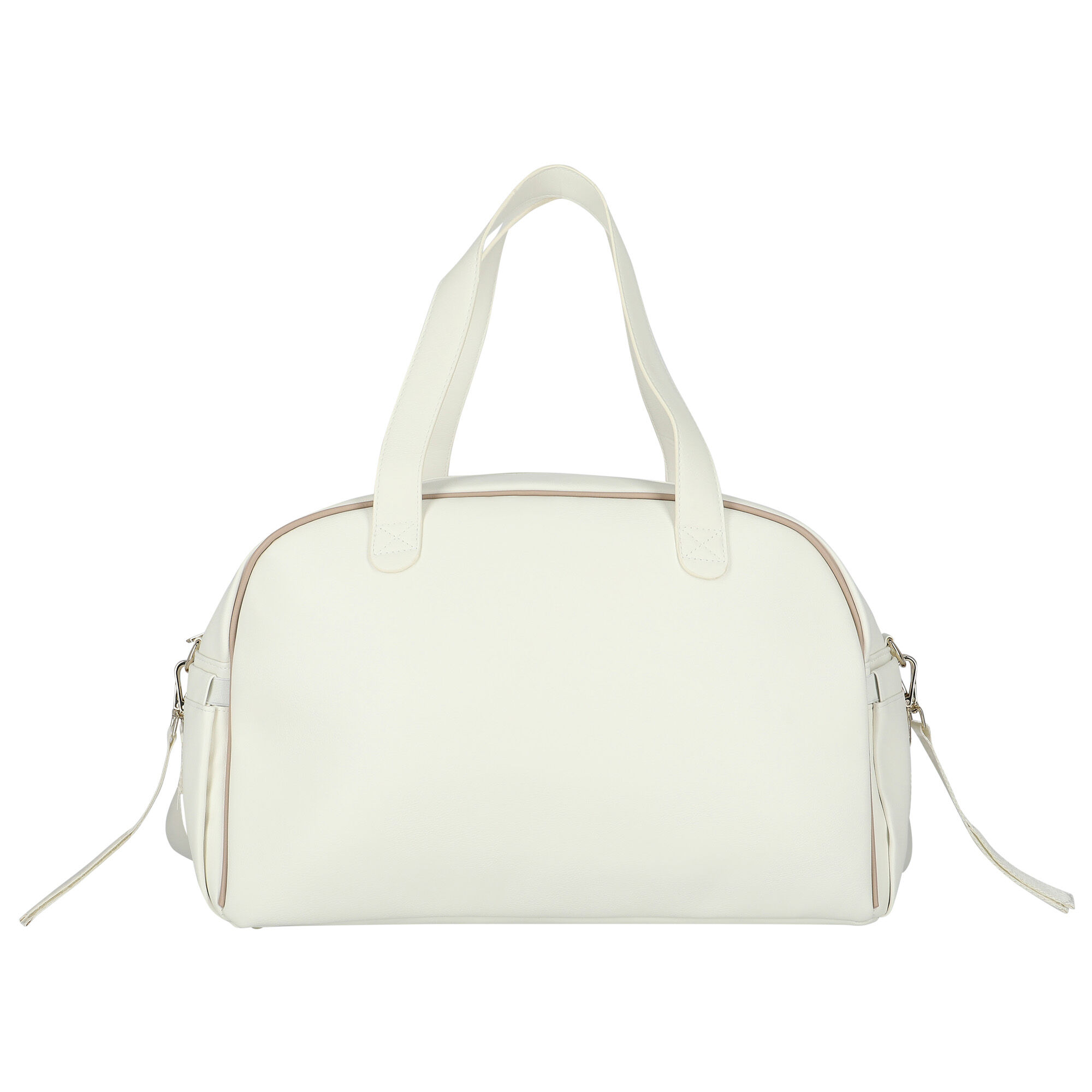 White leather changing bag hotsell