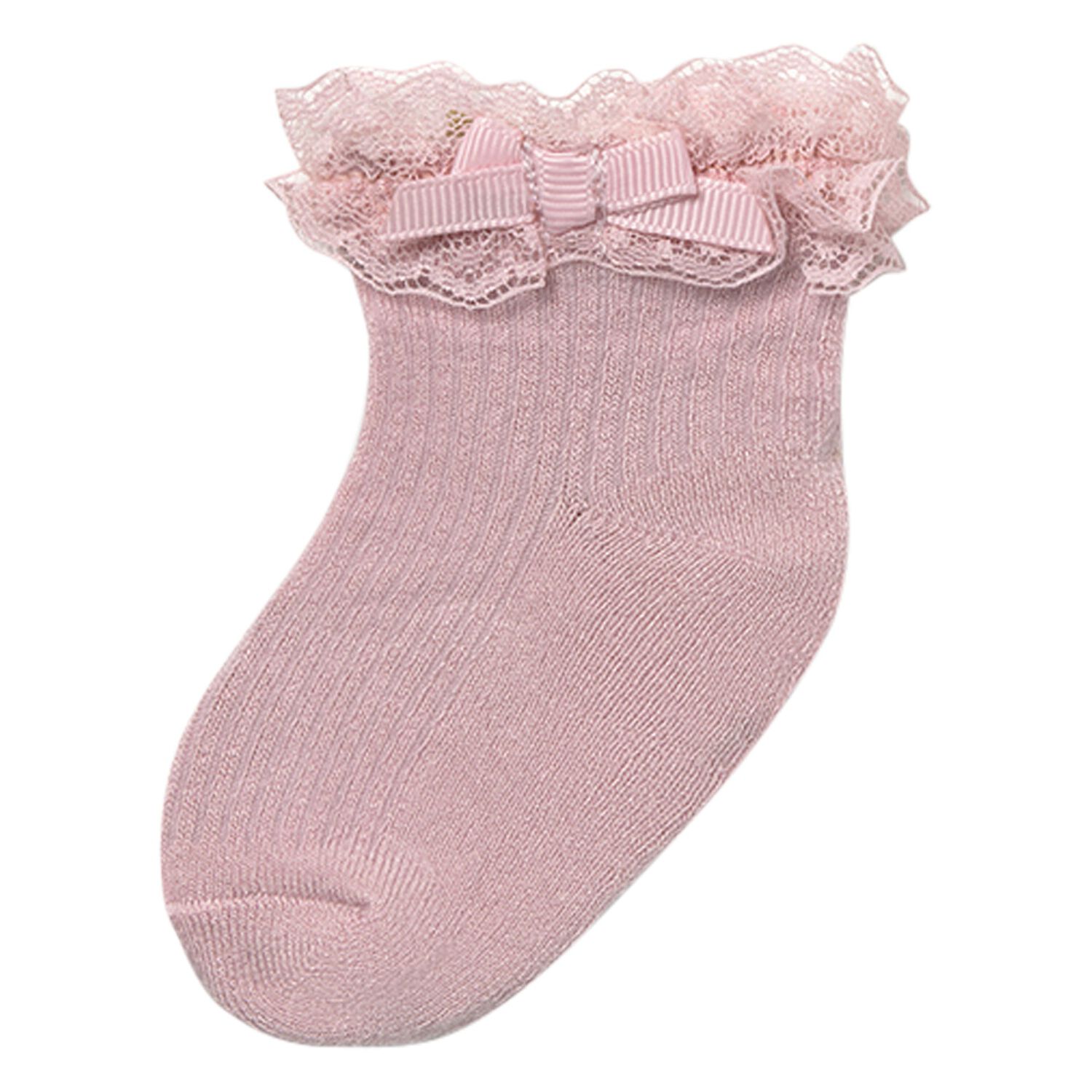 Mayoral Baby Girls Pink Lace Socks Junior Couture UAE