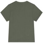 Boys Green Logo T-Shirt , 4, hi-res