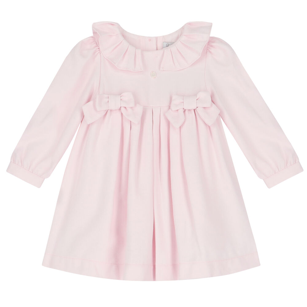 Patachou Baby Girls Pink Ruffled Dress Junior Couture UAE