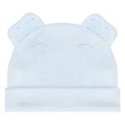 Baby Boys Blue Hat & Mitten Set, 1, hi-res