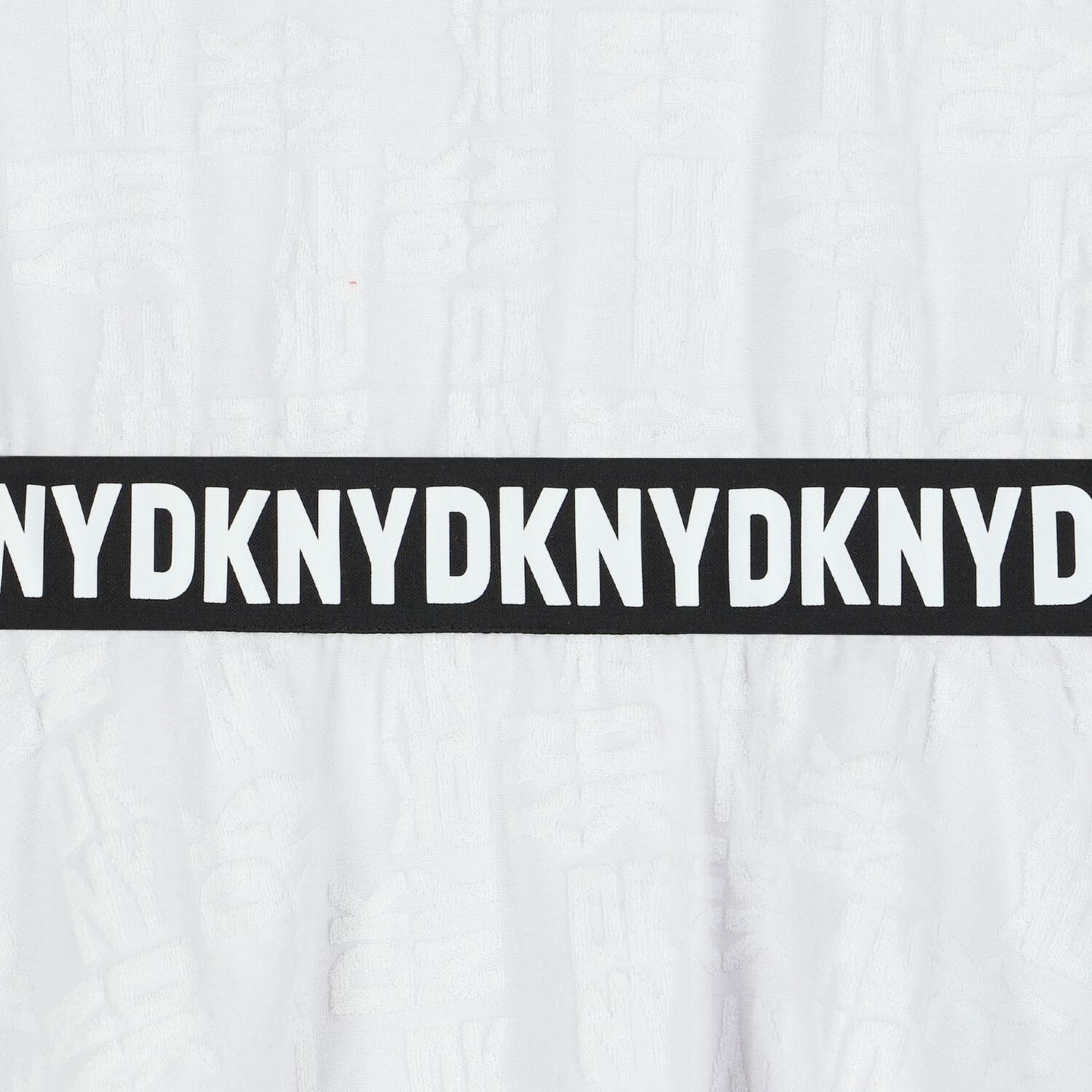 فستان بنات بالشعار باللون الأبيض, 1, hi-res