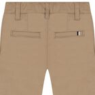 Younger Boys Beige Trousers, 1, hi-res