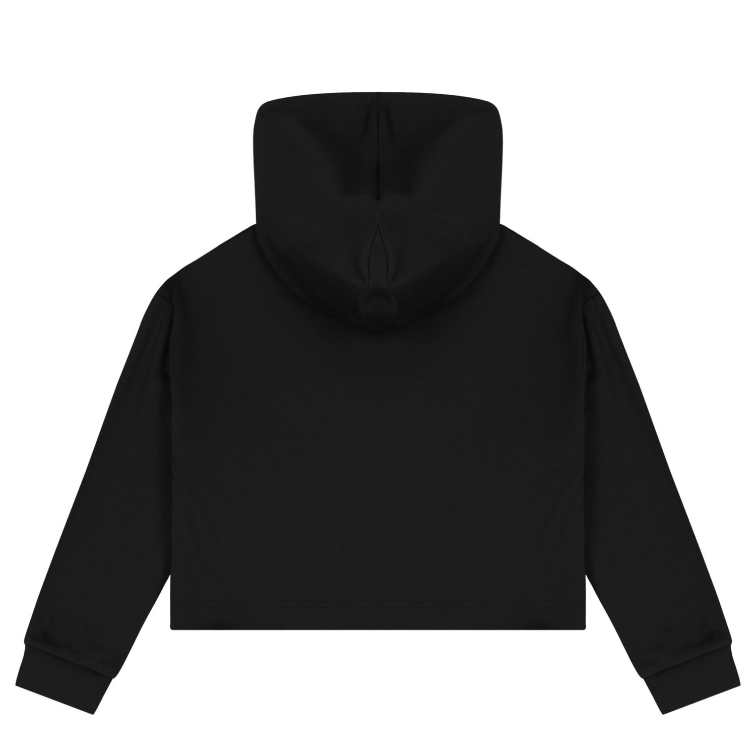 بدلة رياضية بنات هودي باللون الأسود, 2, hi-res image number null