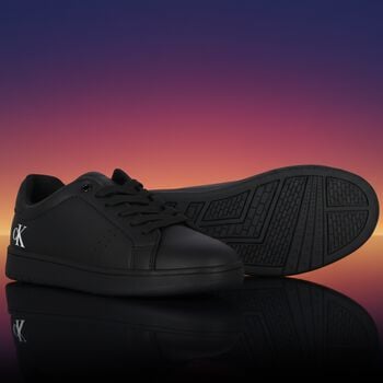 Black Logo Trainers