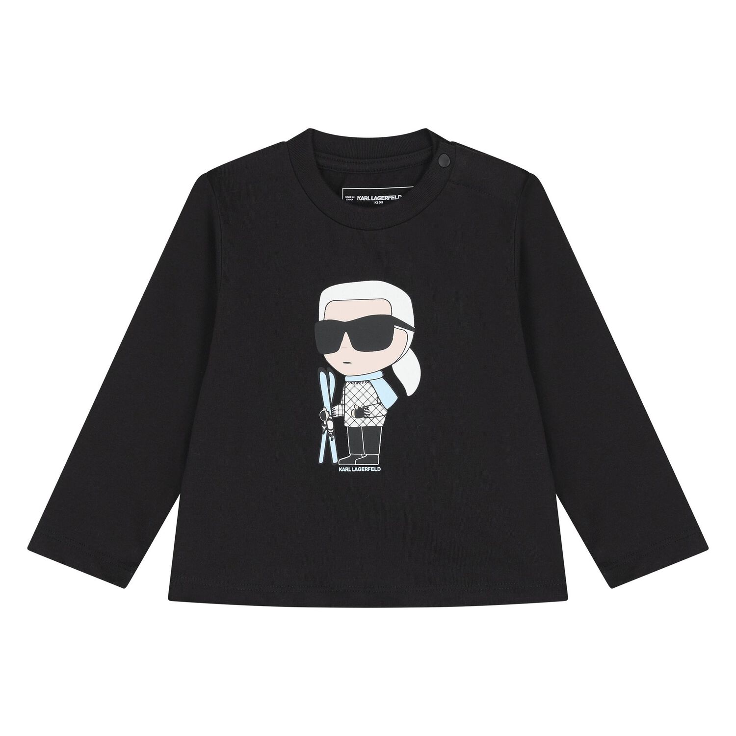 Younger Boys Blue Ikonik Karl Tracksuit Set, 1, hi-res