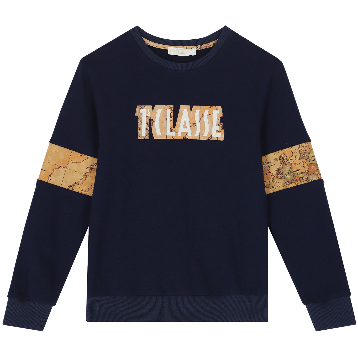   بدلة رياضية بالشعار باللون الكحلي للاولاد  , 1, hi-res image number null