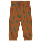 Younger Boys Brown Joggers, 1, hi-res