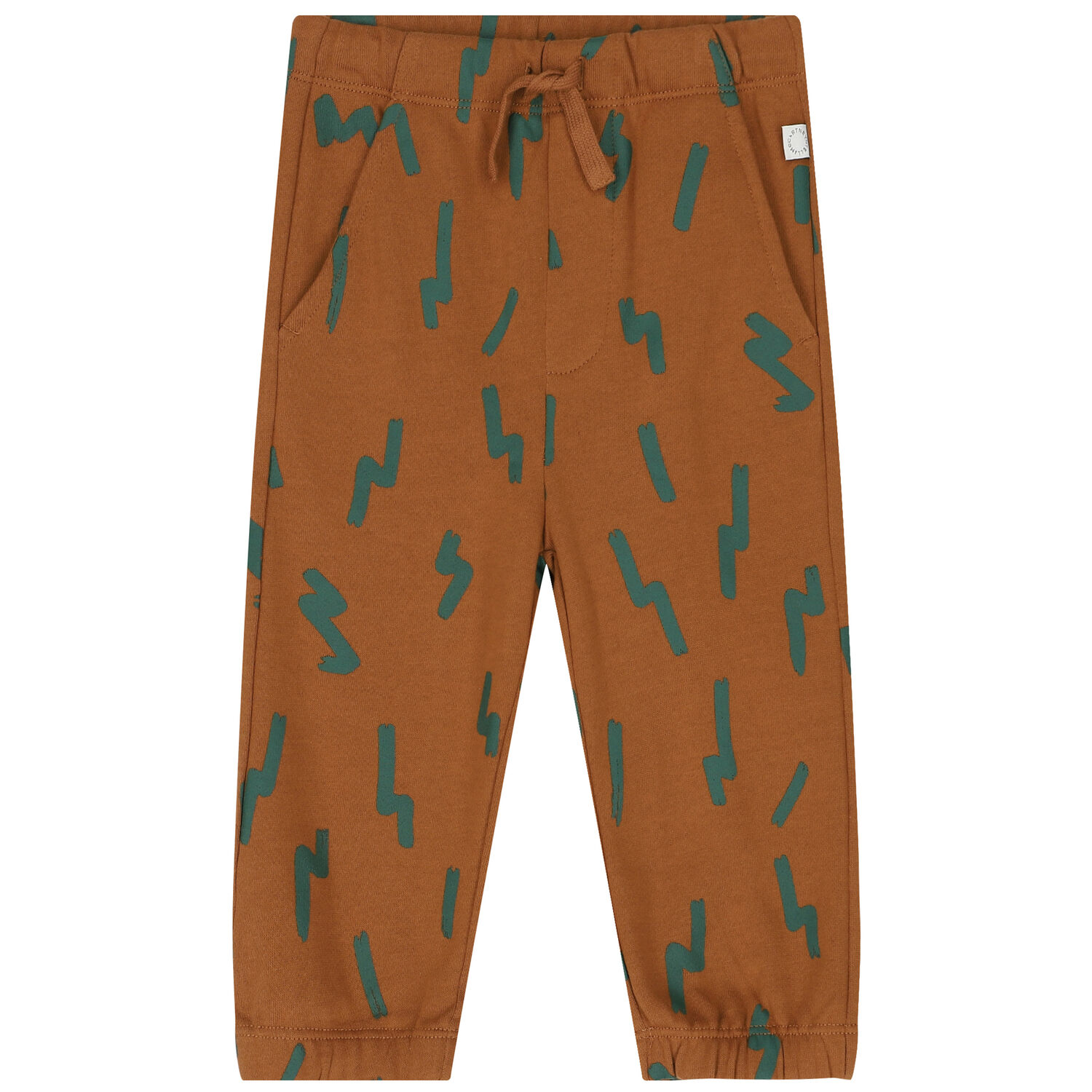 Younger Boys Brown Joggers, 1, hi-res image number null