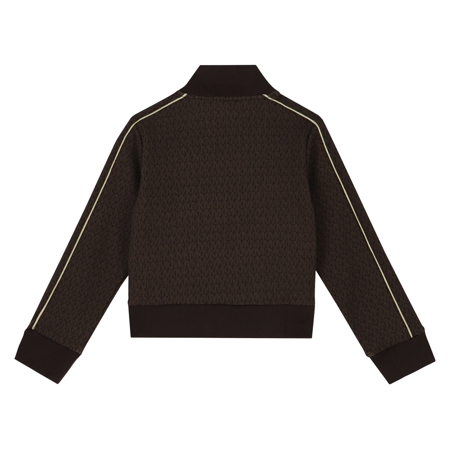 جاكيت بالشعار باللون البني للبنات, 1, hi-res